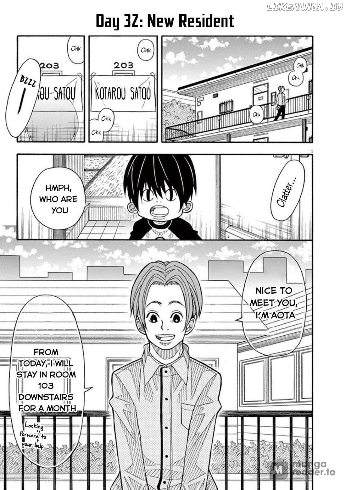 Kotaro Wa 1-Ri Kurashi Chapter 32 - page 1