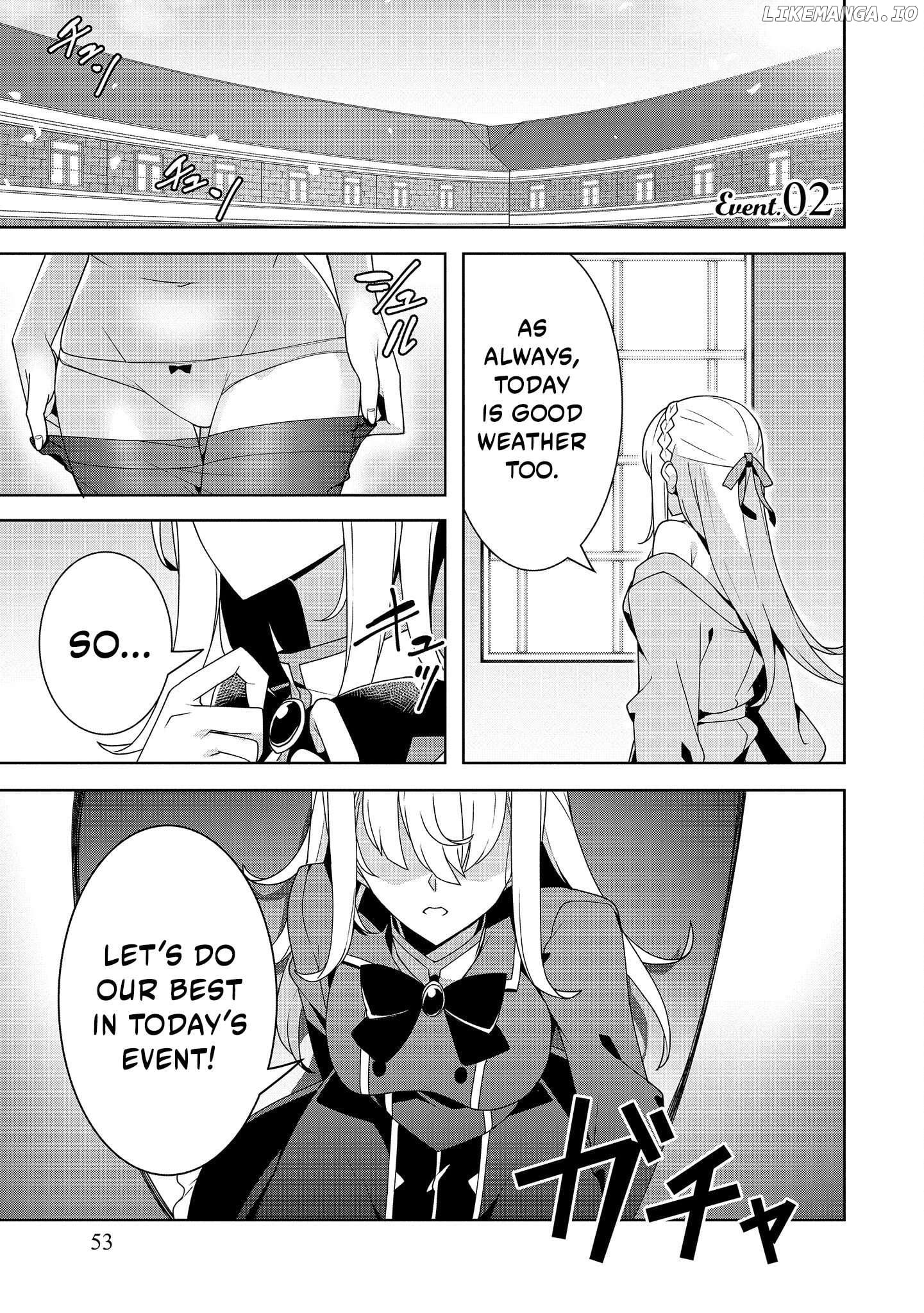 Oiroke Event no Ousa ni Teihyou no Aru Watashi desu ga Rival Reijou to shite no Shimei wo Hatashimasu Chapter 2 - page 2