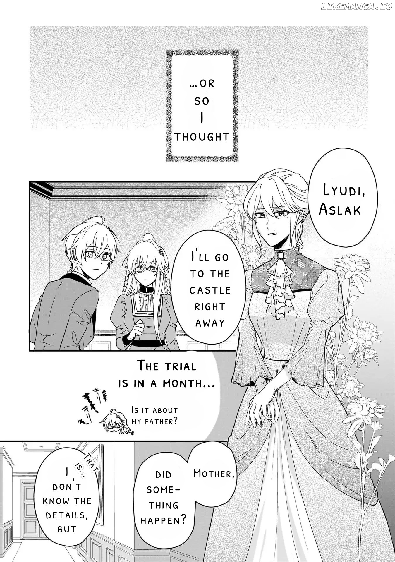 My fiance is a dark magician who is said to be gloomy and brooding. I like him. Chapter 1.2 - page 2