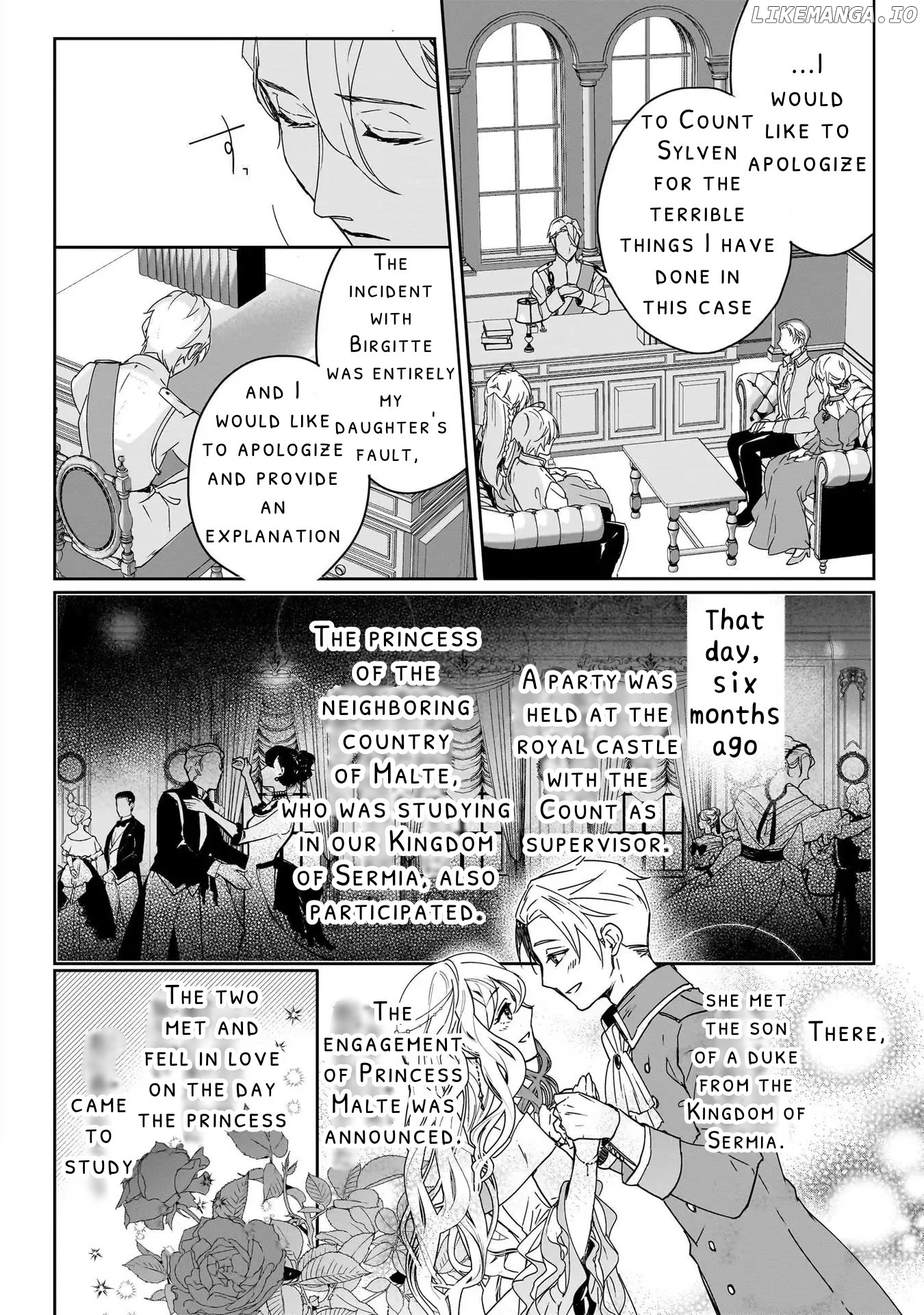 My fiance is a dark magician who is said to be gloomy and brooding. I like him. Chapter 1.2 - page 8