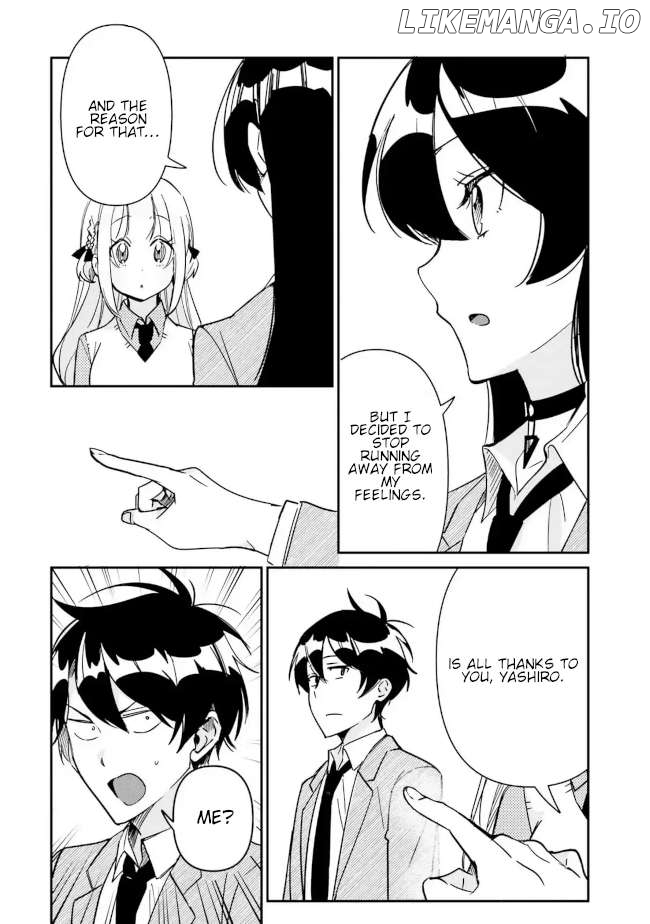 Kono Sankaku Love Come wa Shiawase ni Naru Gime ga Aru Chapter 13 - page 12