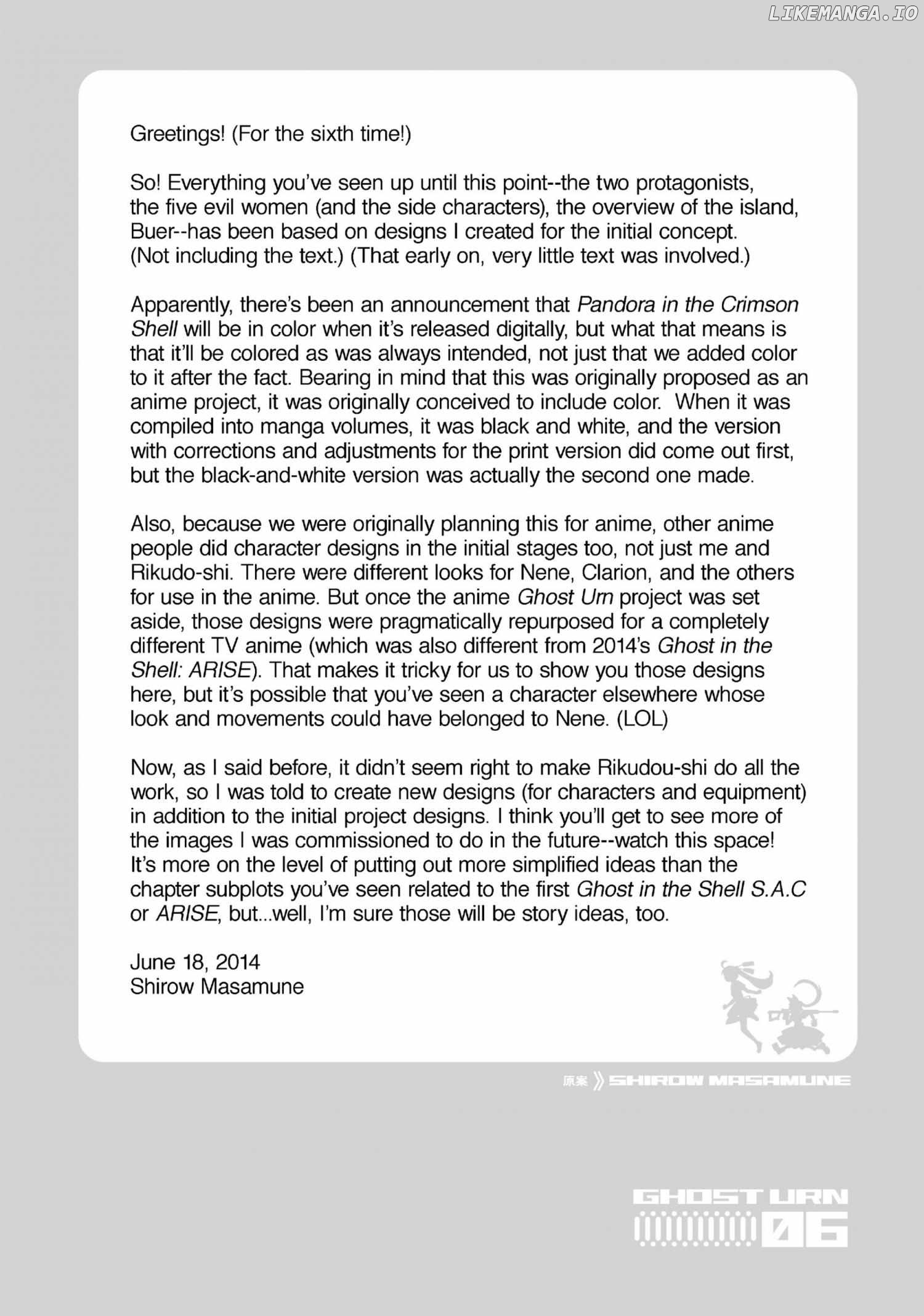 Pandora in the Crimson Shell - Ghost Urn Chapter 26 - page 59