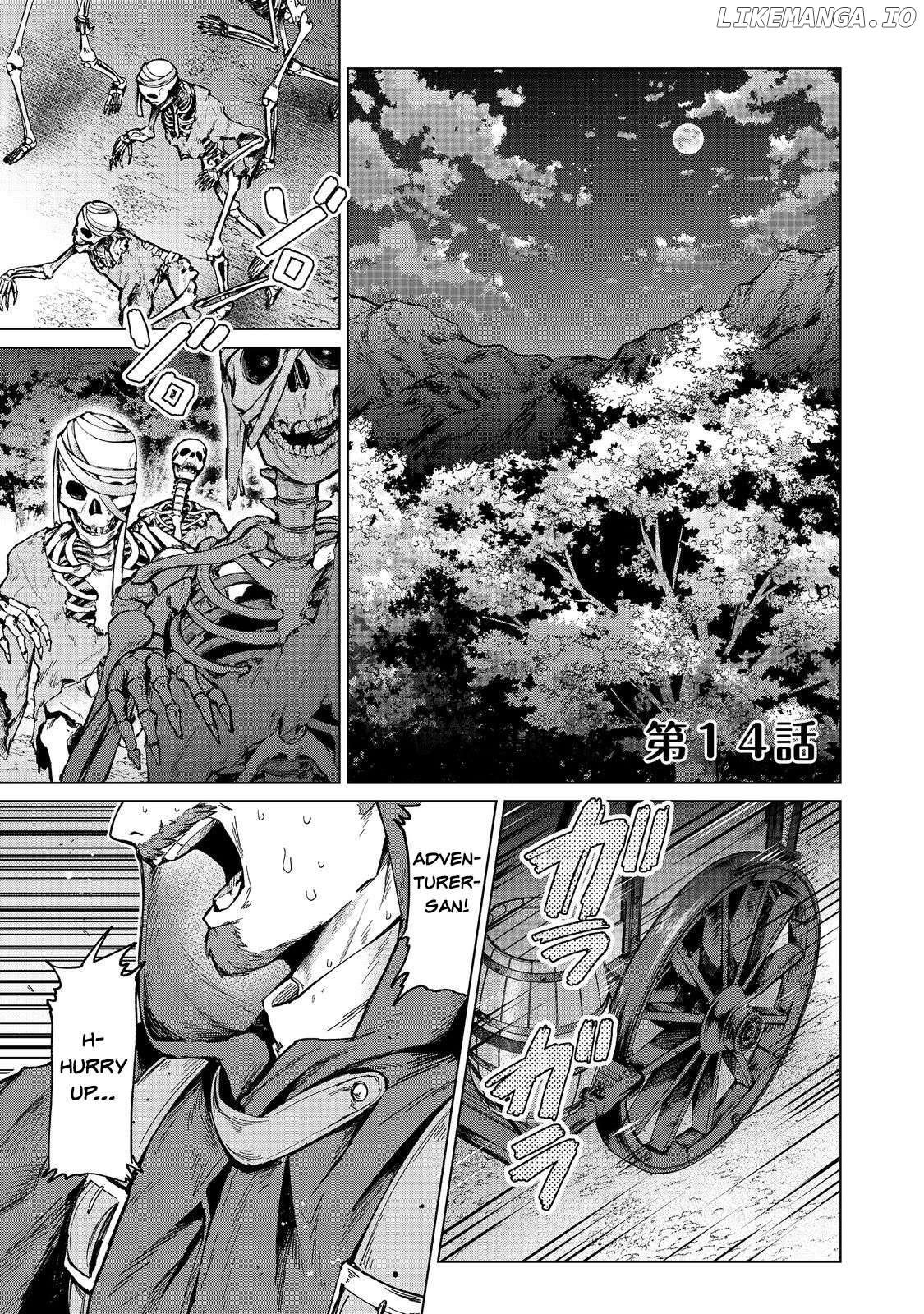 Potion wa 160 km/h de Nageru Mono! ~Item-gakari no Ore ga Bannou Kaifukuyaku o Touteki suru Koto de Saikyou no Boukensha ni Nariagaru!?~ Chapter 14 - page 1