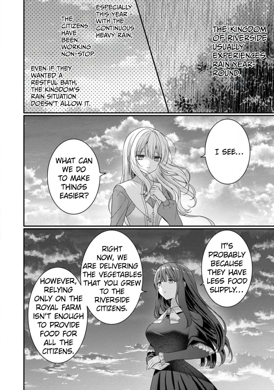 Tsuihou Seijo no Doronko Nouen Seikatsu: Itsunomanika Ringoku wo Sukutte Shimaimashita Chapter 3.3 - page 7
