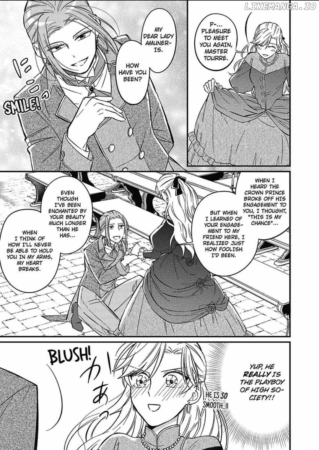 Akuyaku Reijou ni Tensei Shitara Tekikoku Mittei ni Kyuukonsaremashita!? Chapter 4 - page 4