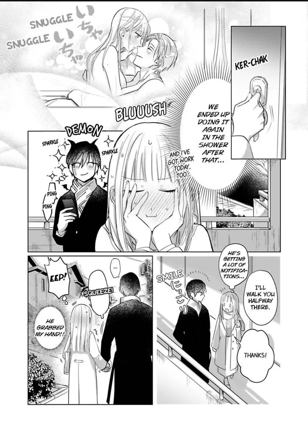 Miwaku no Shinshihamasa ni Akuma Donzoko OL ha Suitosekkusu de Torokasareru Chapter 5 - page 23
