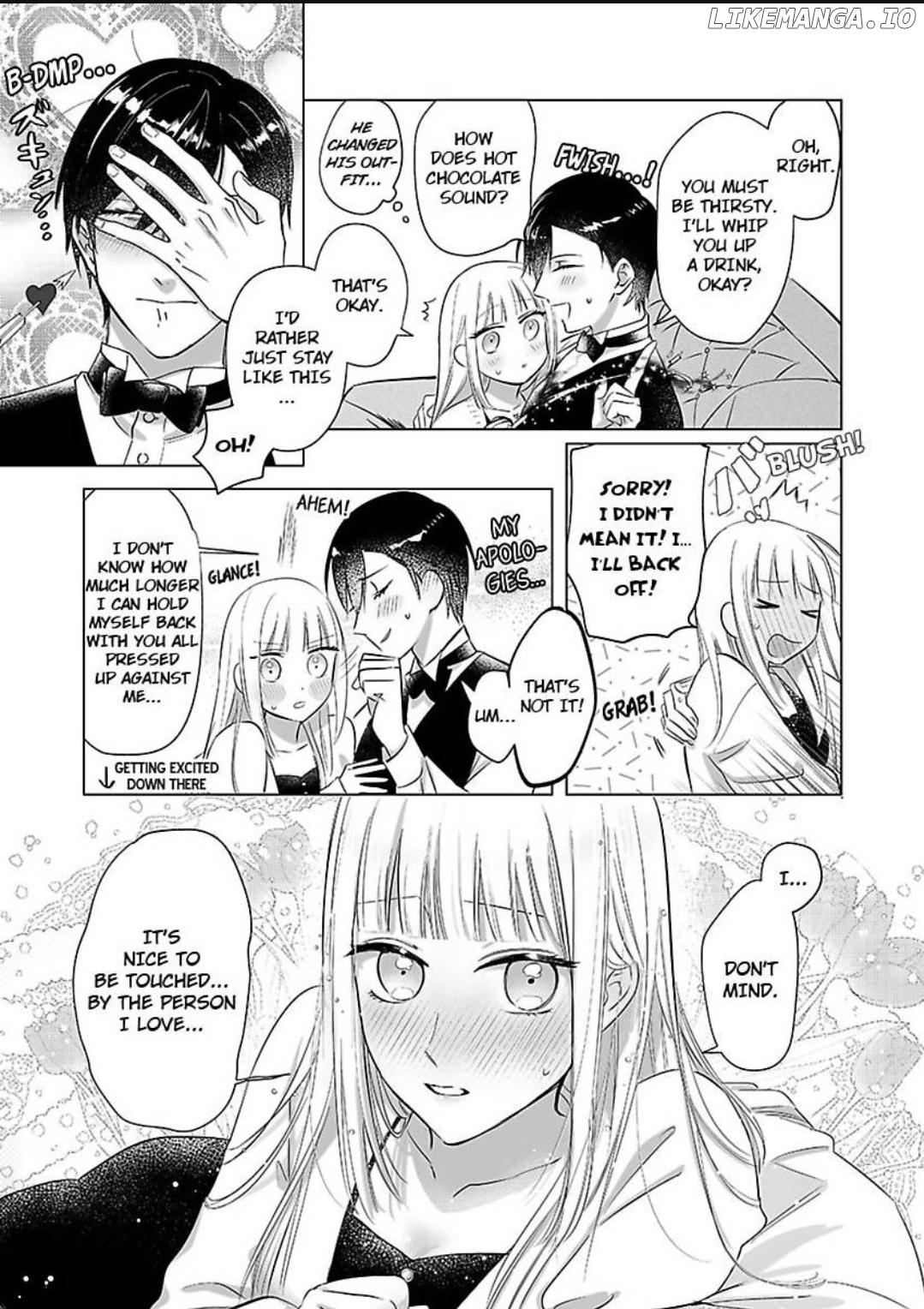 Miwaku no Shinshihamasa ni Akuma Donzoko OL ha Suitosekkusu de Torokasareru Chapter 6 - page 12