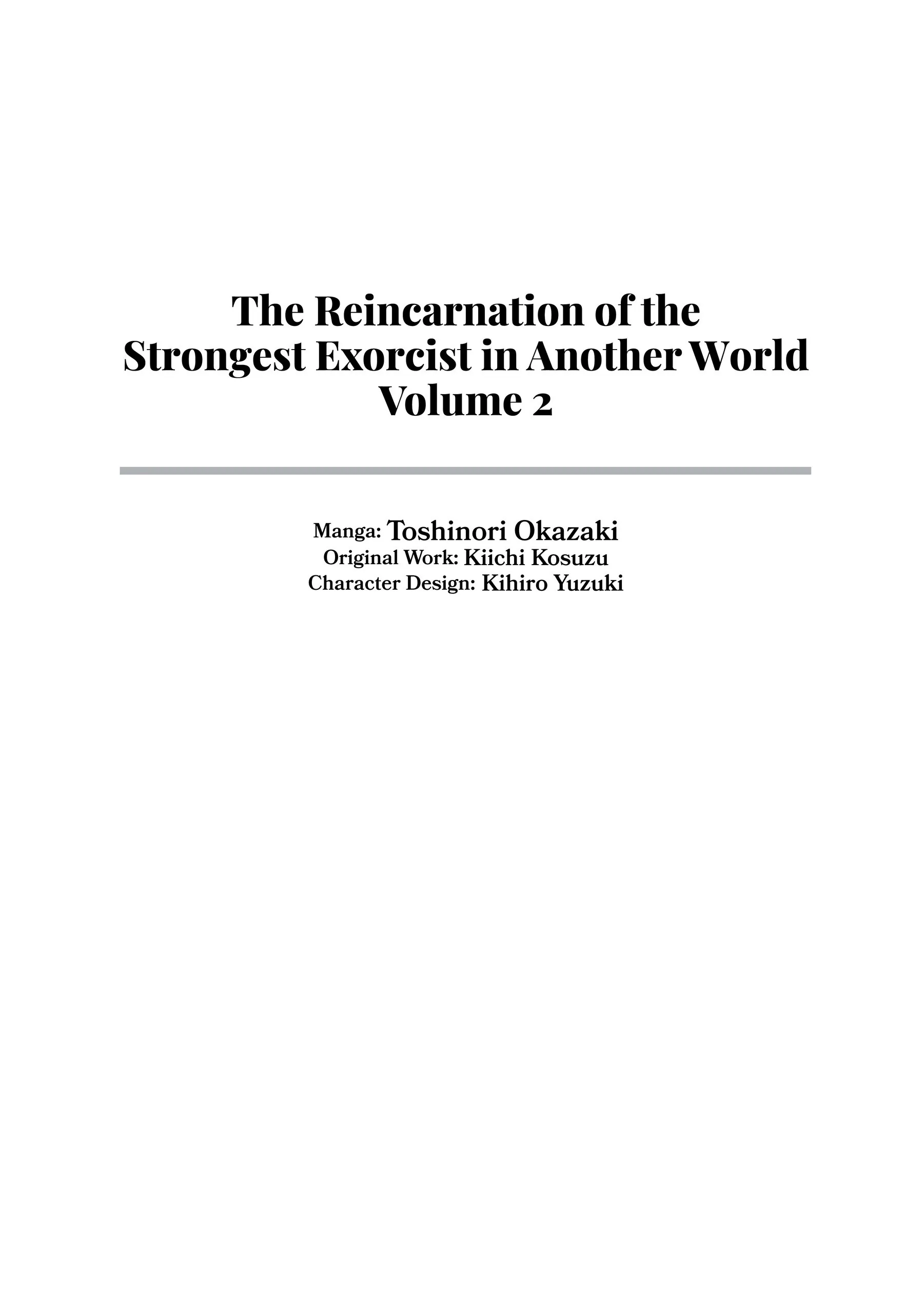 The Reincarnation of the Strongest Exorcist in Another World/Official Chapter 5 - page 3