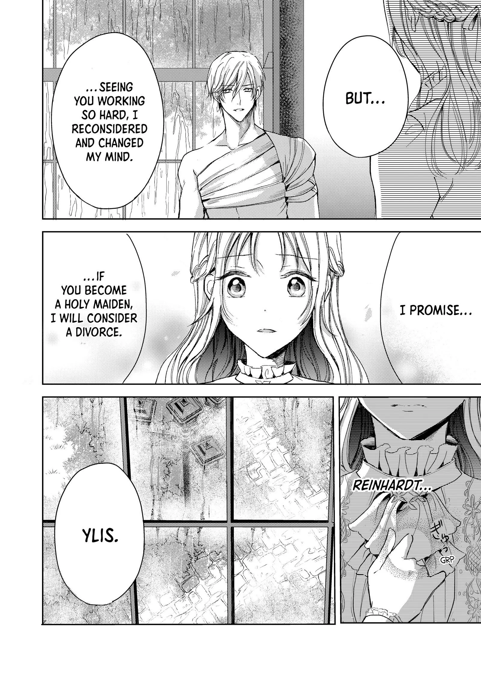 Ouhi-sama wa Rikon shitai - Isekai kara Seijo-sama ga Kita no de, Mou Oyaku Gomen desu wa ne? Chapter 16.1 - page 8