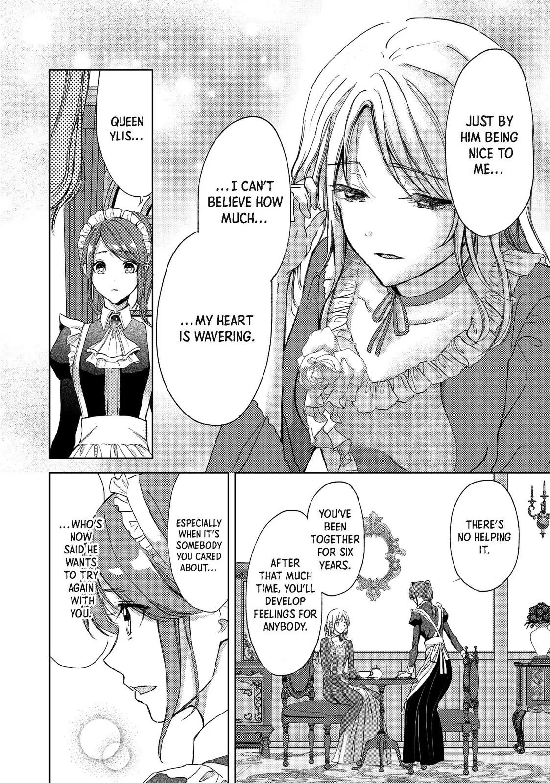 Ouhi-sama wa Rikon shitai - Isekai kara Seijo-sama ga Kita no de, Mou Oyaku Gomen desu wa ne? Chapter 17.1 - page 4
