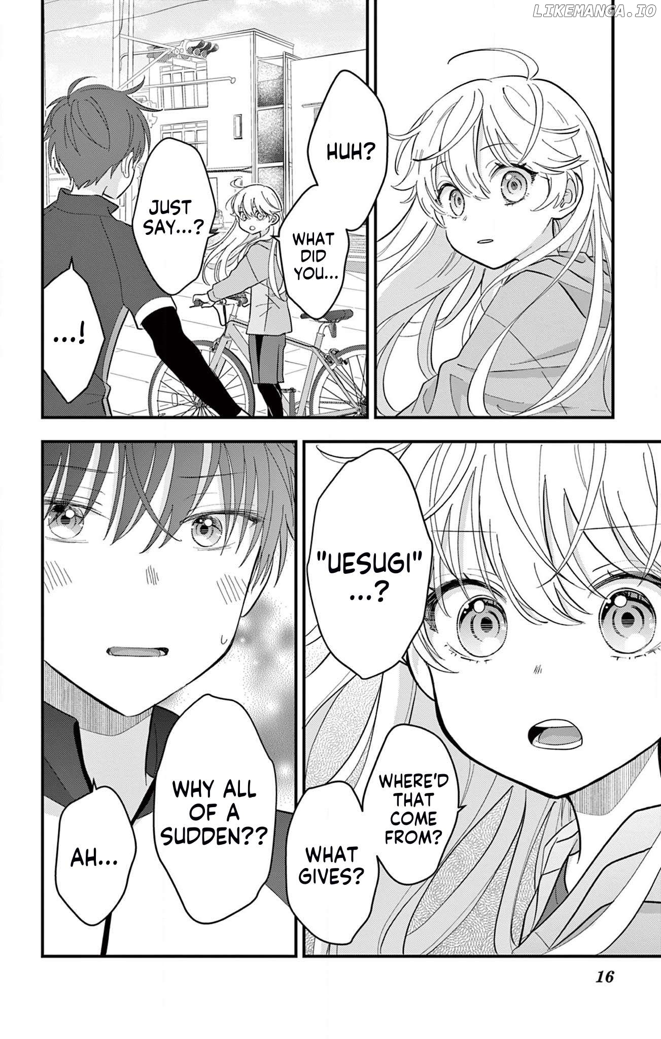 Uesugi-kun wa Onnanoko wo Yametai Chapter 7 - page 16