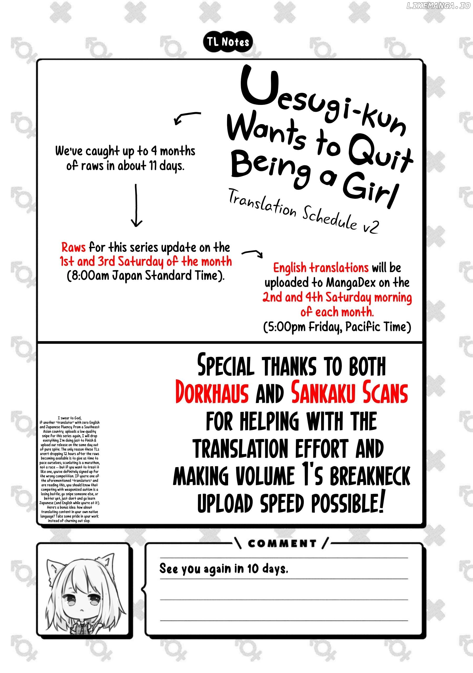 Uesugi-kun wa Onnanoko wo Yametai Chapter 7 - page 21
