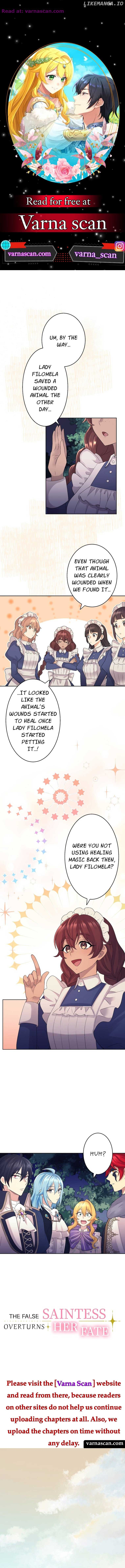 The False Saintess Overturns Her Fate Chapter 17 - page 1