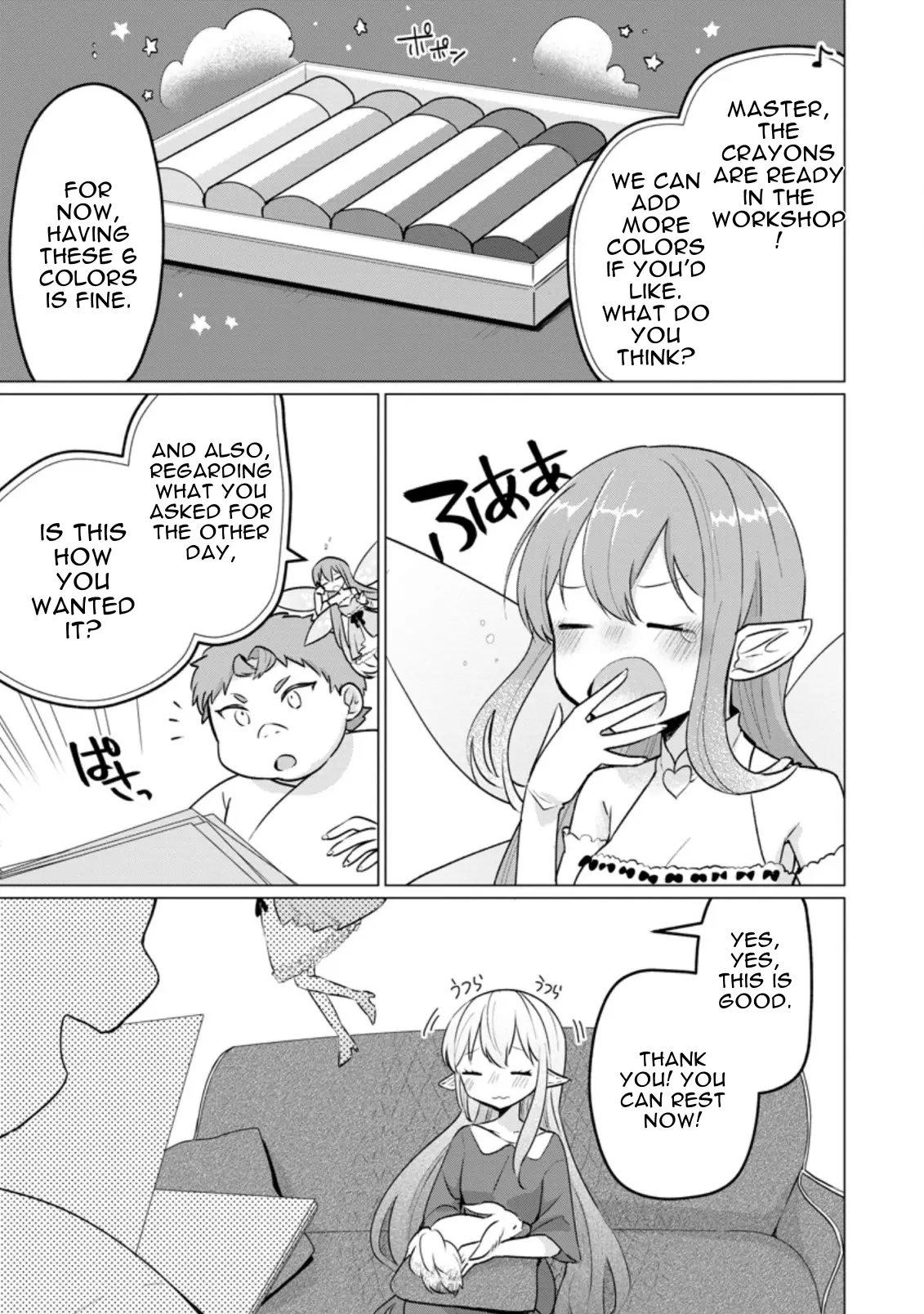 Tensei Saki ga Zannen Ouji Datta Ken: Ima wa Fukkin 1-kai mo Dekinai kedo Yasete Isekai Sukuimasu Chapter 17.3 - page 5