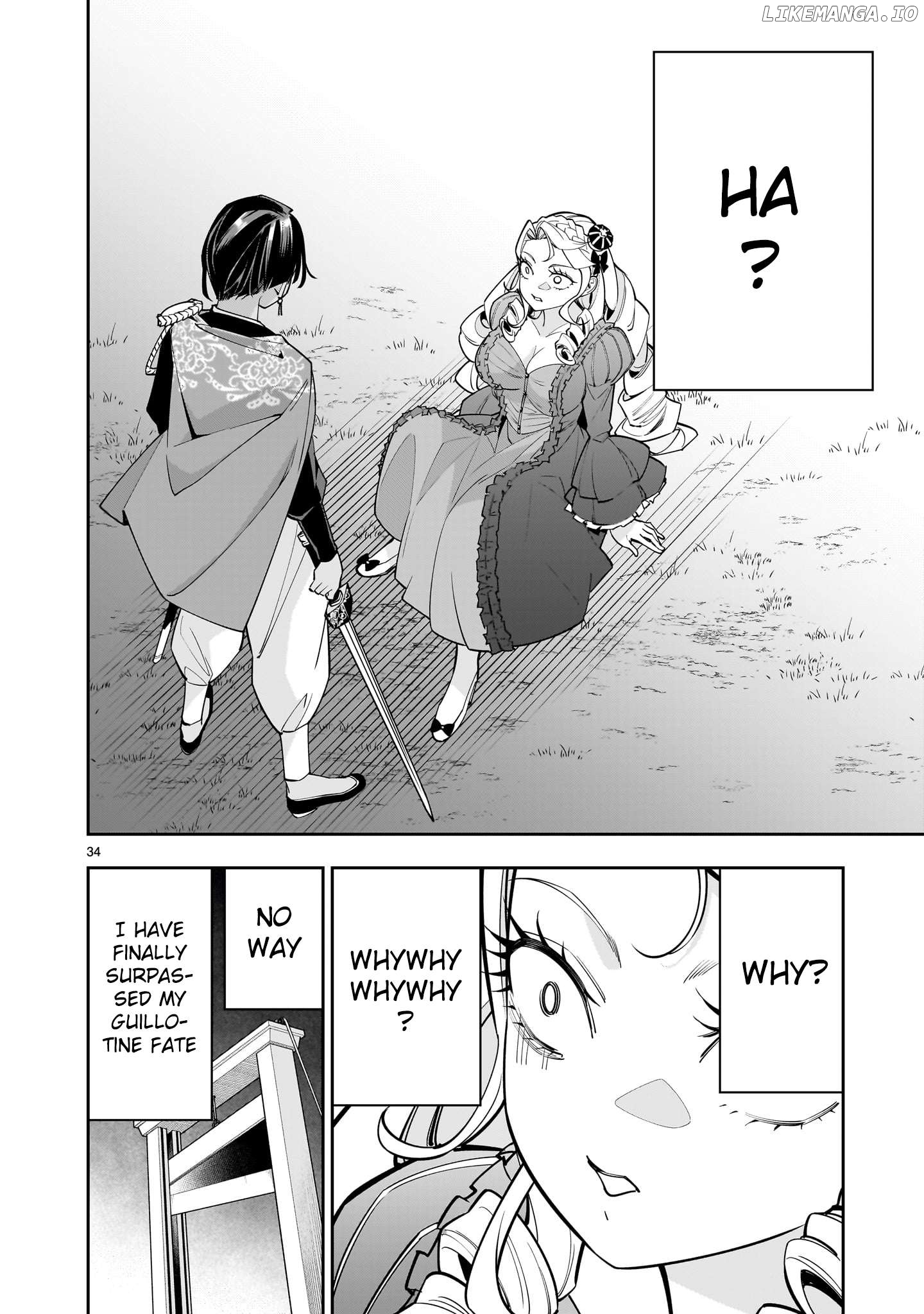 The Death Defying Princess Creates a Yuri Harem to Survive Chapter 2 - page 34