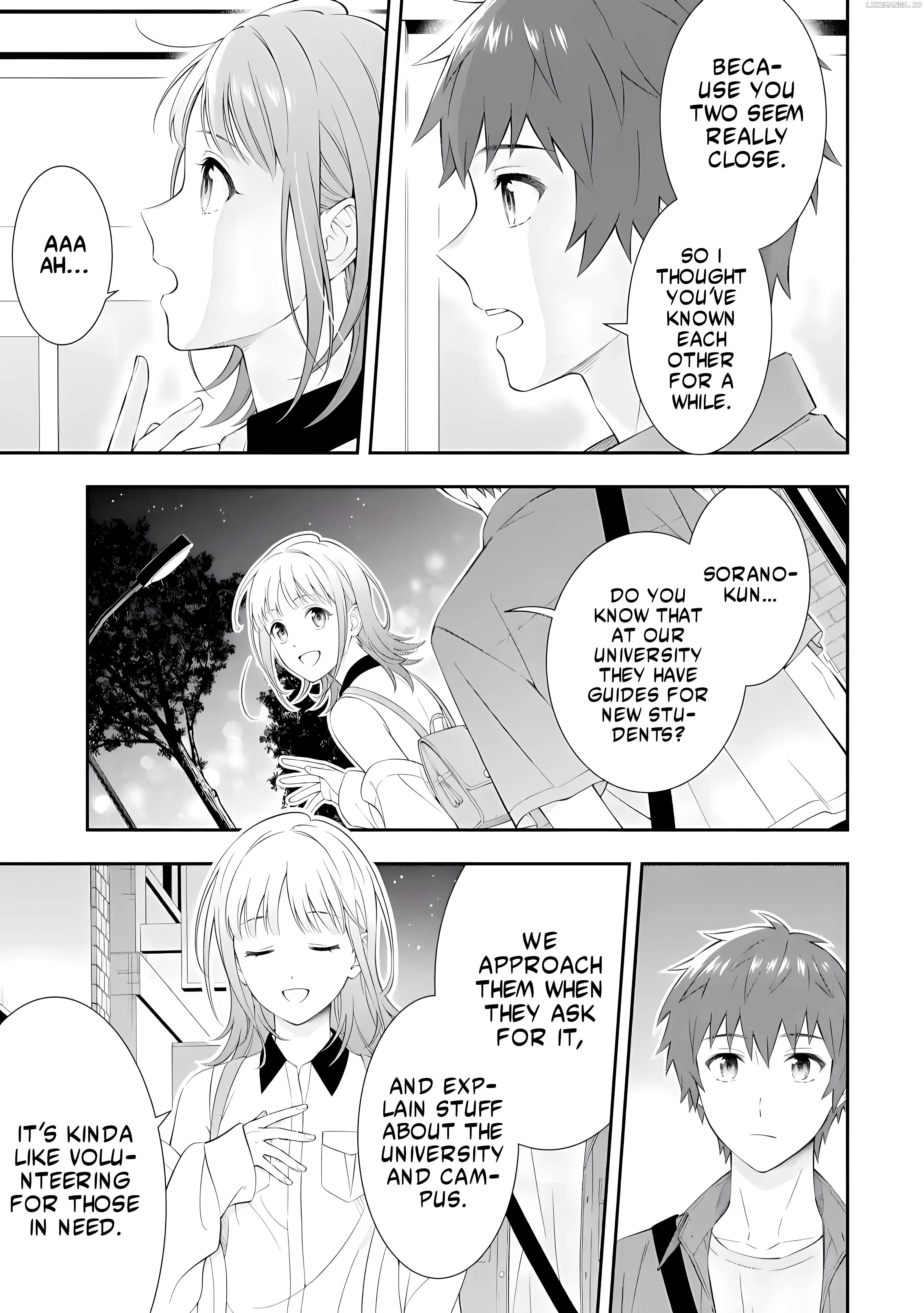 Toumei na Yoru ni Kakeru-kun to, Me ni Mienai Koi wo Shita. Chapter 1 - page 15