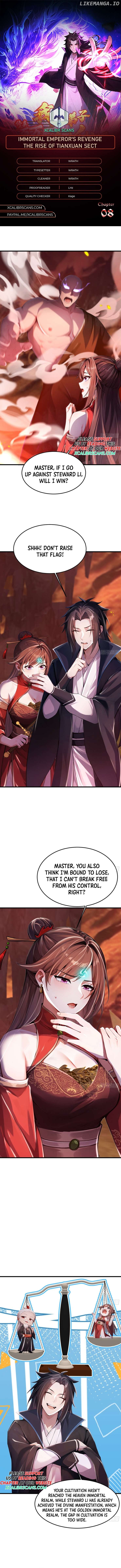 Immortal Emperor’s Revenge: The Rise of Tianxuan Sect Chapter 8 - page 1