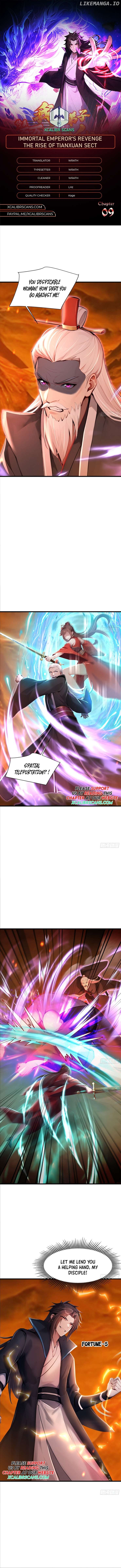 Immortal Emperor’s Revenge: The Rise of Tianxuan Sect Chapter 9 - page 1