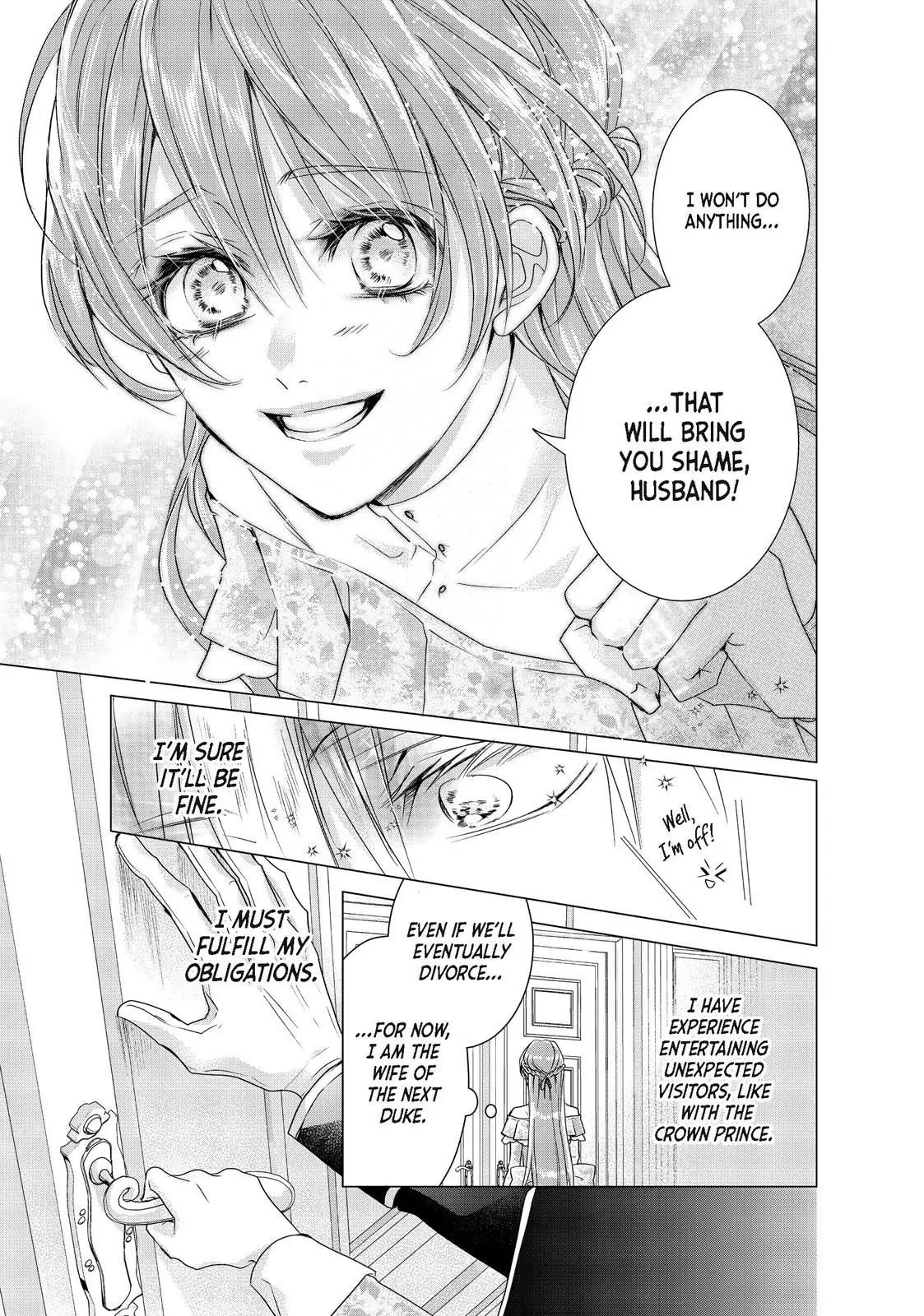 My Ice-Rose Husband Said He Only Wants Me to Play the Role of the Next Duchess, but Now He's Stalking Me at Home! Chapter 10.2 - page 1
