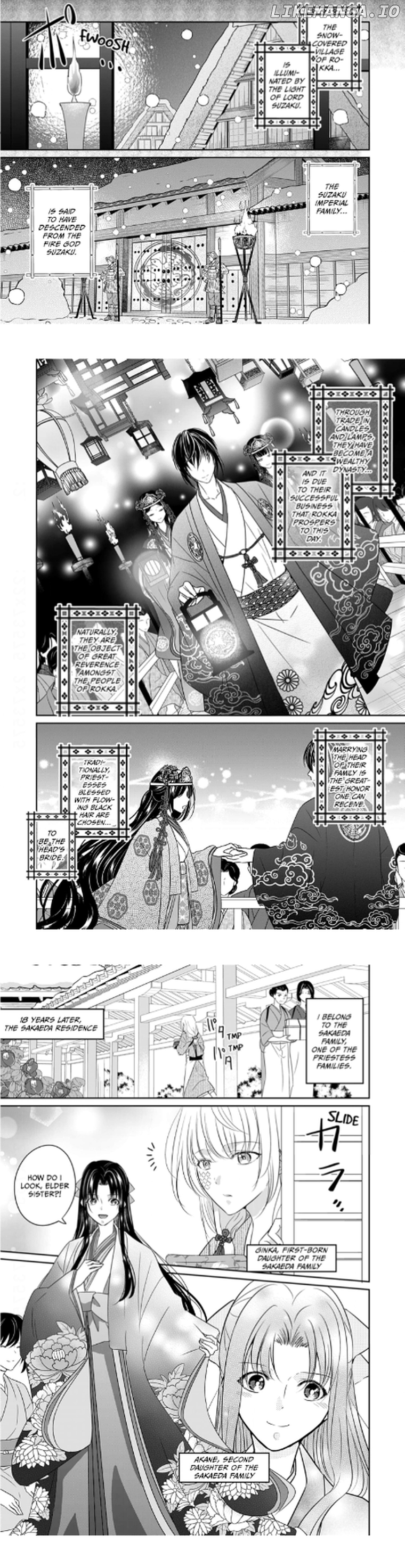 Destined: The Fey Priestess Becomes the Bride of Suzaku Chapter 1 - page 2