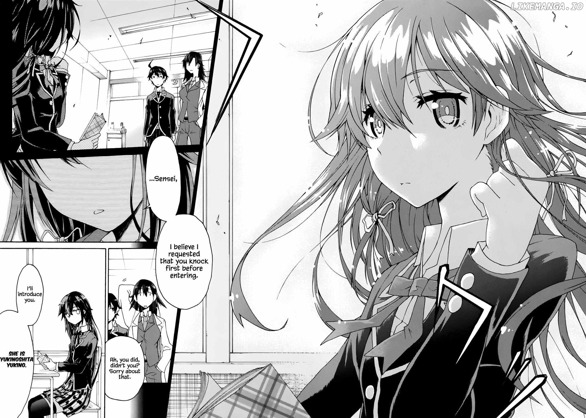 Yahari Ore no Seishun Love Come wa Machigatteiru @comic Chapter 1 - page 14