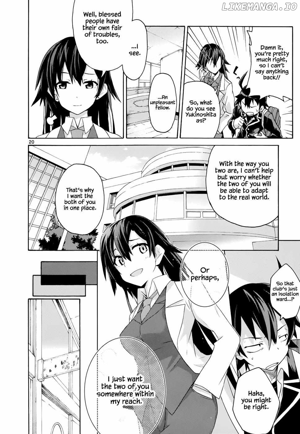Yahari Ore no Seishun Love Come wa Machigatteiru @comic Chapter 1 - page 21