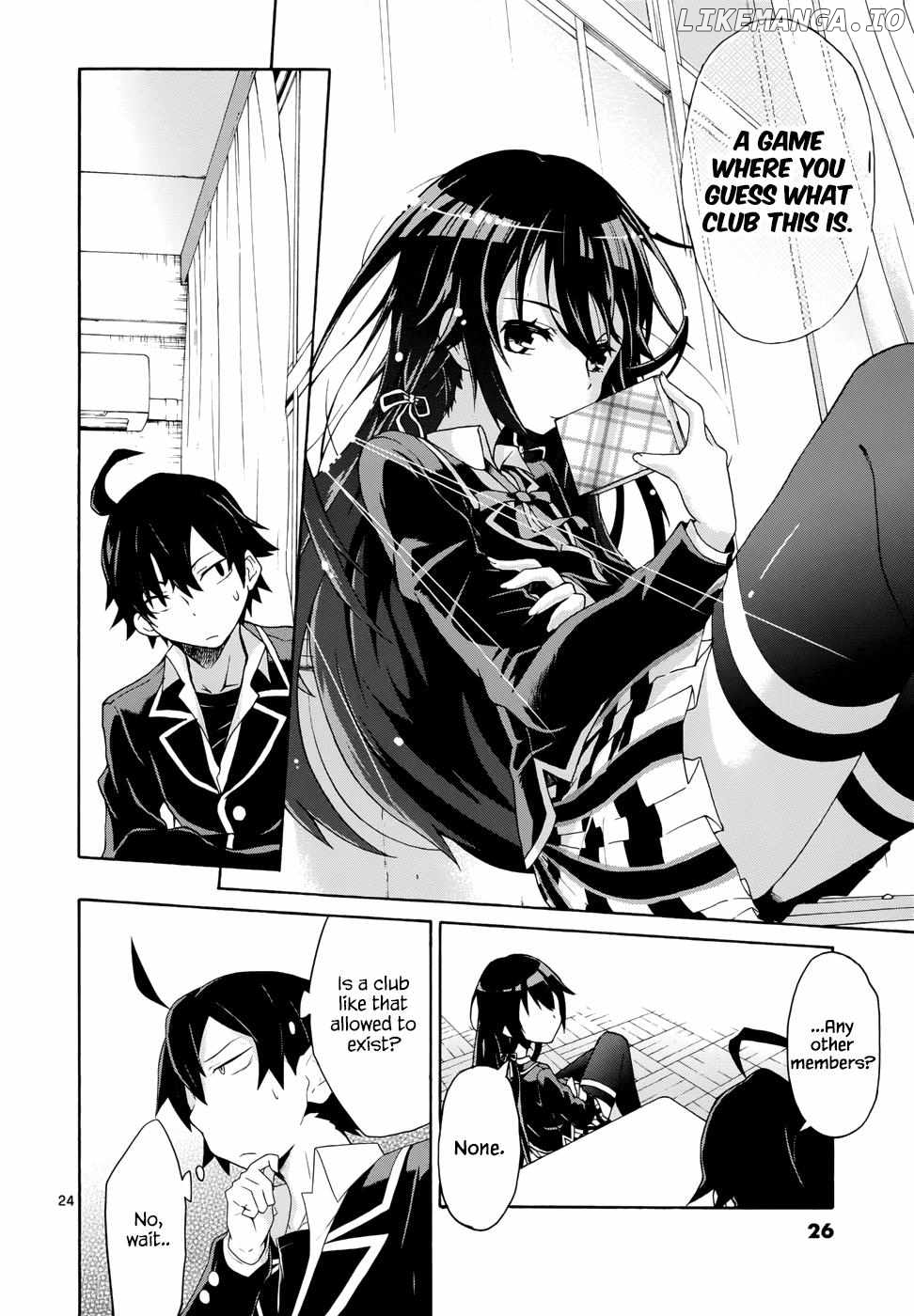 Yahari Ore no Seishun Love Come wa Machigatteiru @comic Chapter 1 - page 25