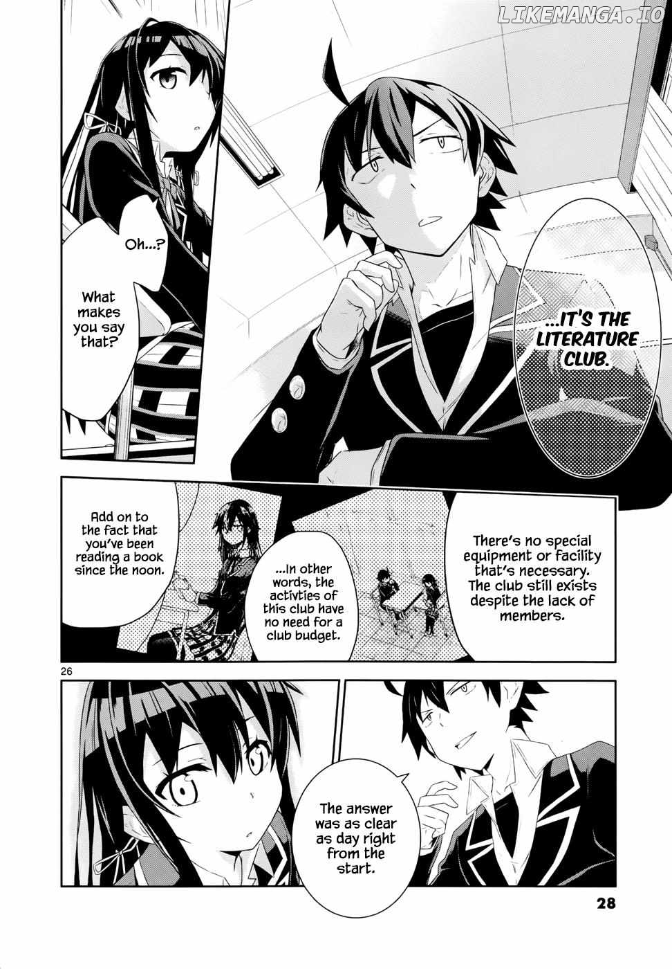 Yahari Ore no Seishun Love Come wa Machigatteiru @comic Chapter 1 - page 27
