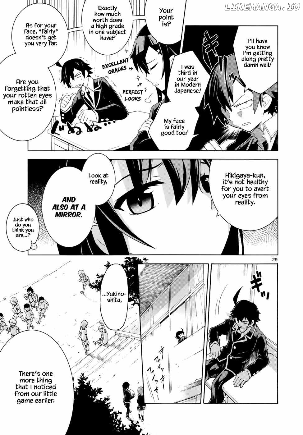 Yahari Ore no Seishun Love Come wa Machigatteiru @comic Chapter 1 - page 30