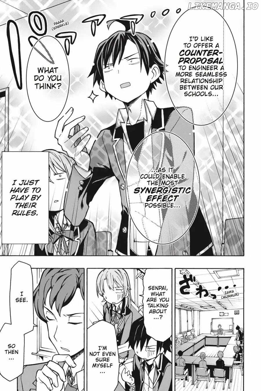 Yahari Ore no Seishun Love Come wa Machigatteiru @comic Chapter 60 - page 21