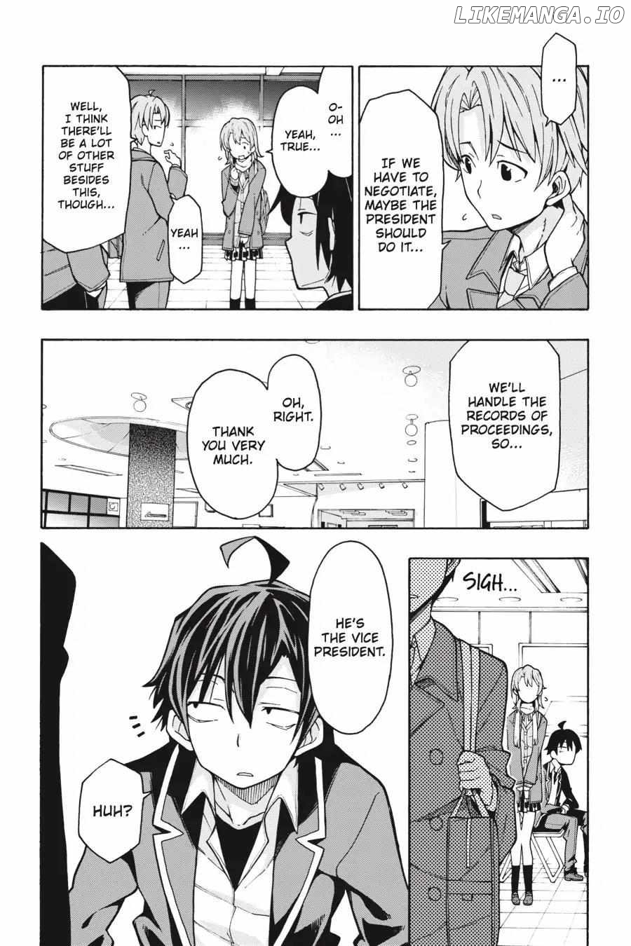 Yahari Ore no Seishun Love Come wa Machigatteiru @comic Chapter 60 - page 26