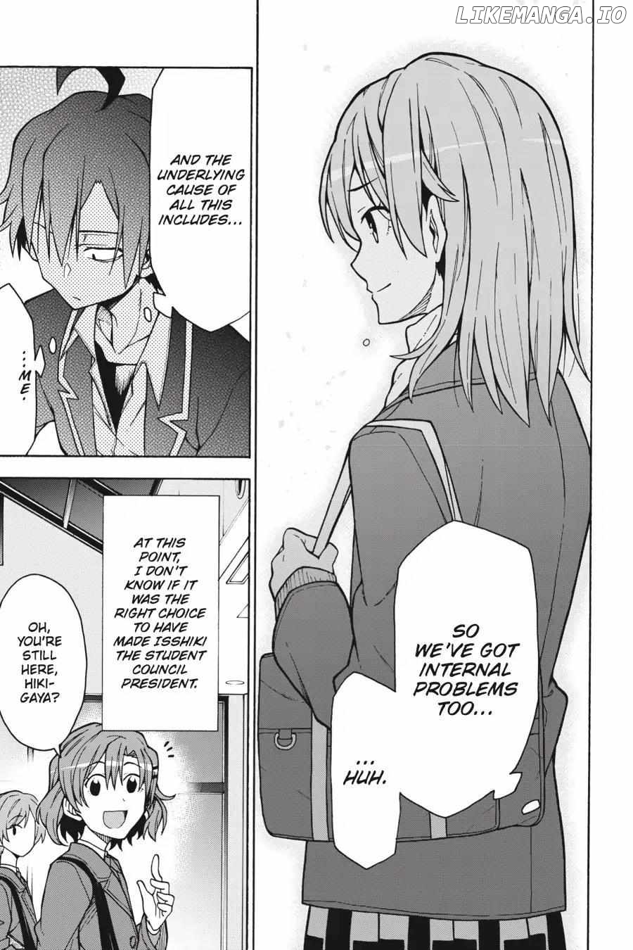 Yahari Ore no Seishun Love Come wa Machigatteiru @comic Chapter 60 - page 29
