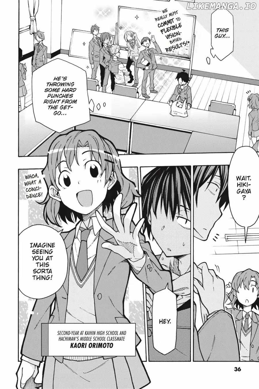 Yahari Ore no Seishun Love Come wa Machigatteiru @comic Chapter 60 - page 8