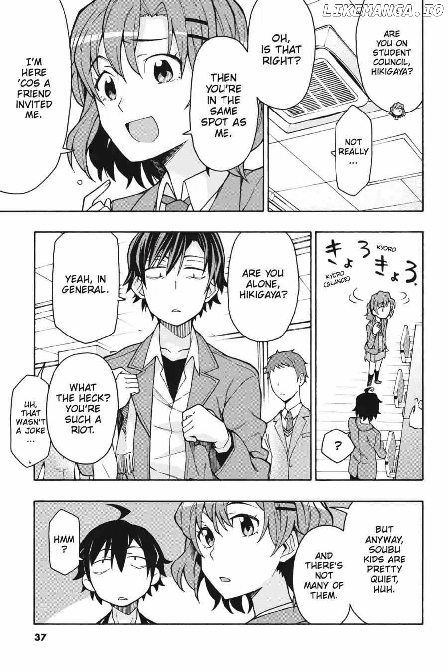 Yahari Ore no Seishun Love Come wa Machigatteiru @comic Chapter 60 - page 9
