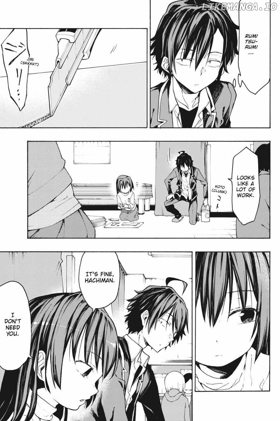 Yahari Ore no Seishun Love Come wa Machigatteiru @comic Chapter 70 - page 9
