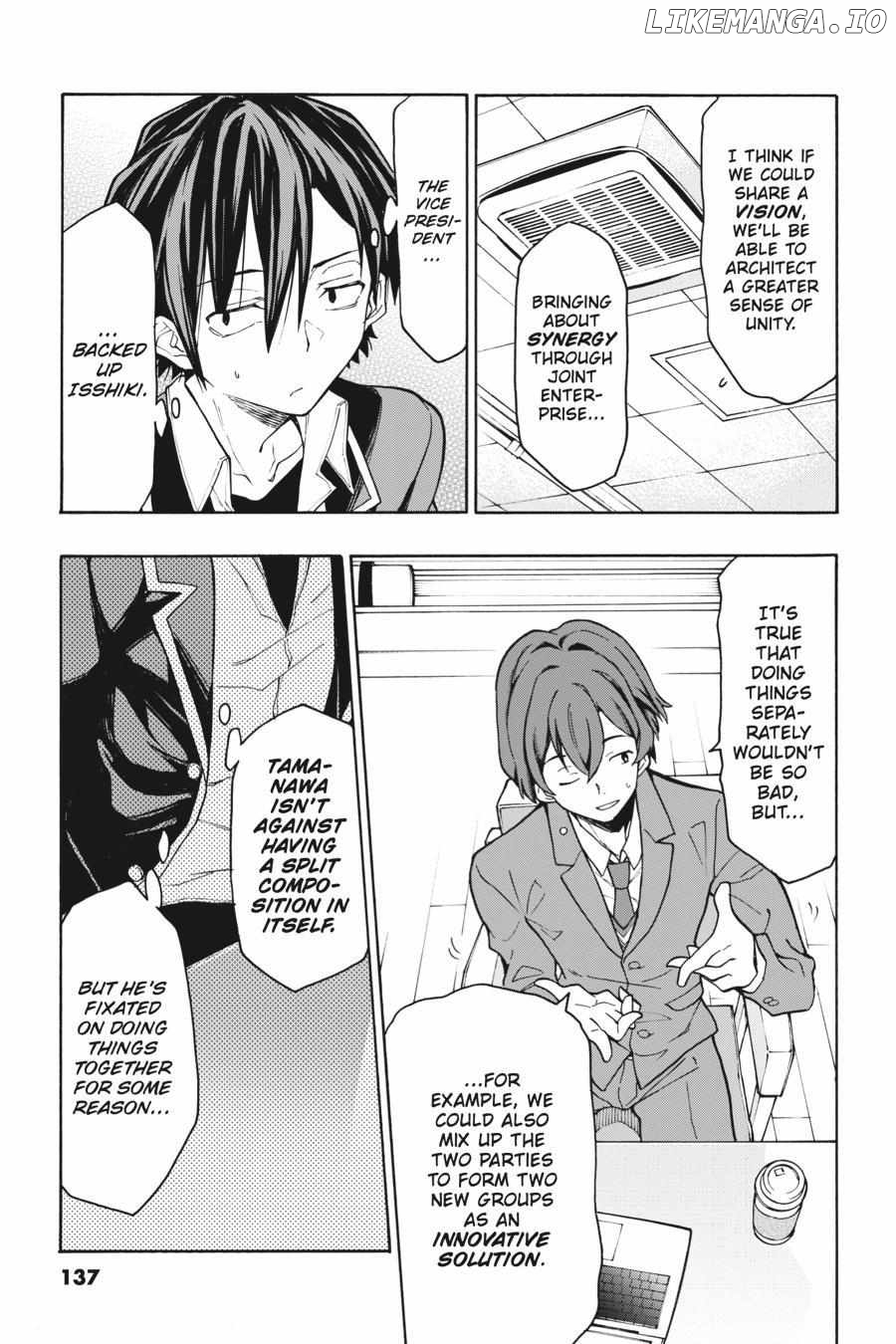 Yahari Ore no Seishun Love Come wa Machigatteiru @comic Chapter 69 - page 21