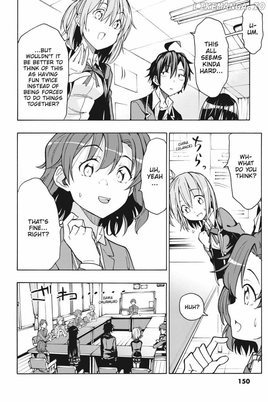 Yahari Ore no Seishun Love Come wa Machigatteiru @comic Chapter 69 - page 33