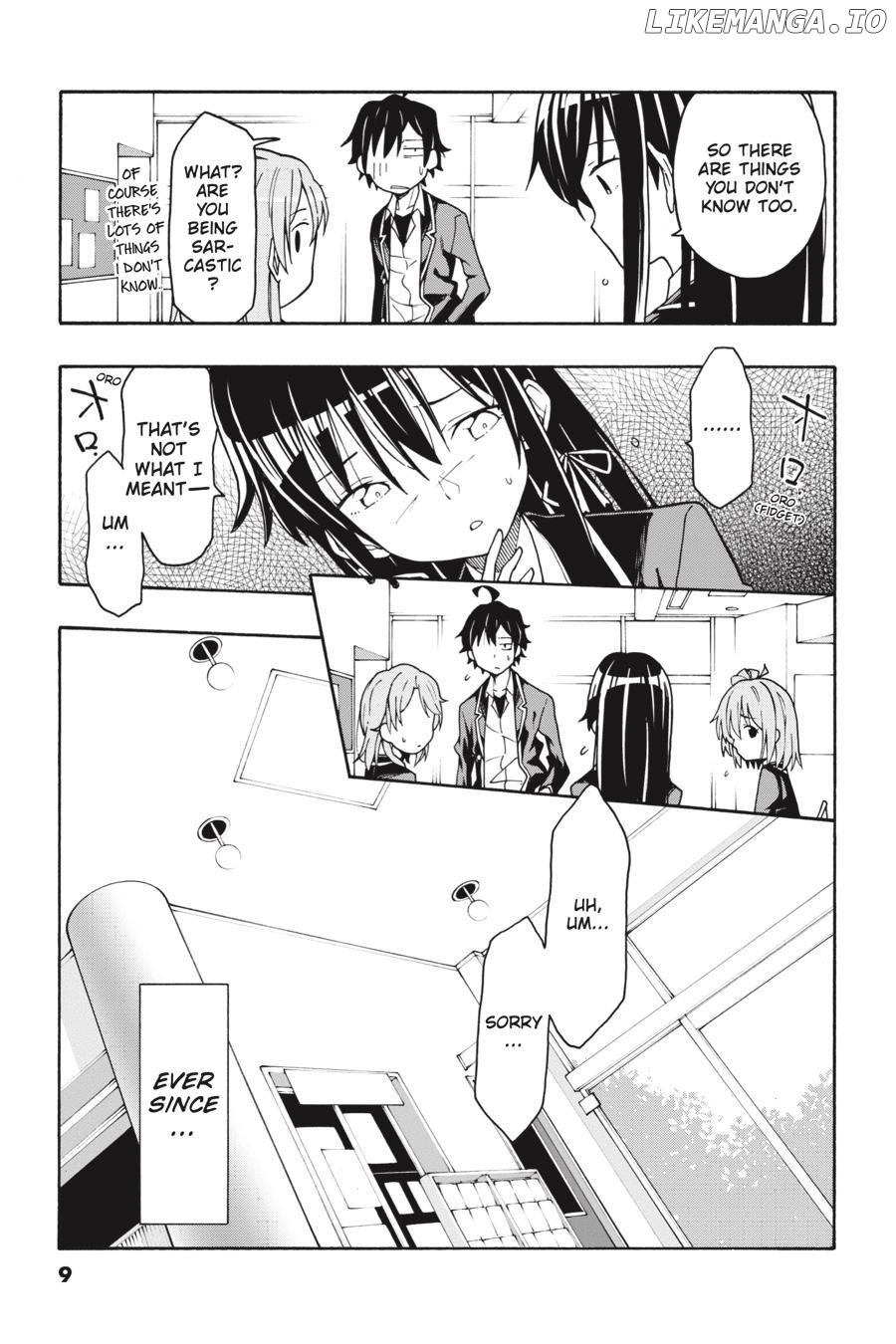 Yahari Ore no Seishun Love Come wa Machigatteiru @comic Chapter 65 - page 9