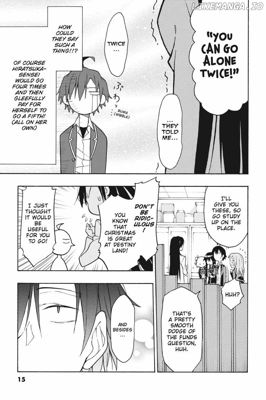 Yahari Ore no Seishun Love Come wa Machigatteiru @comic Chapter 65 - page 15