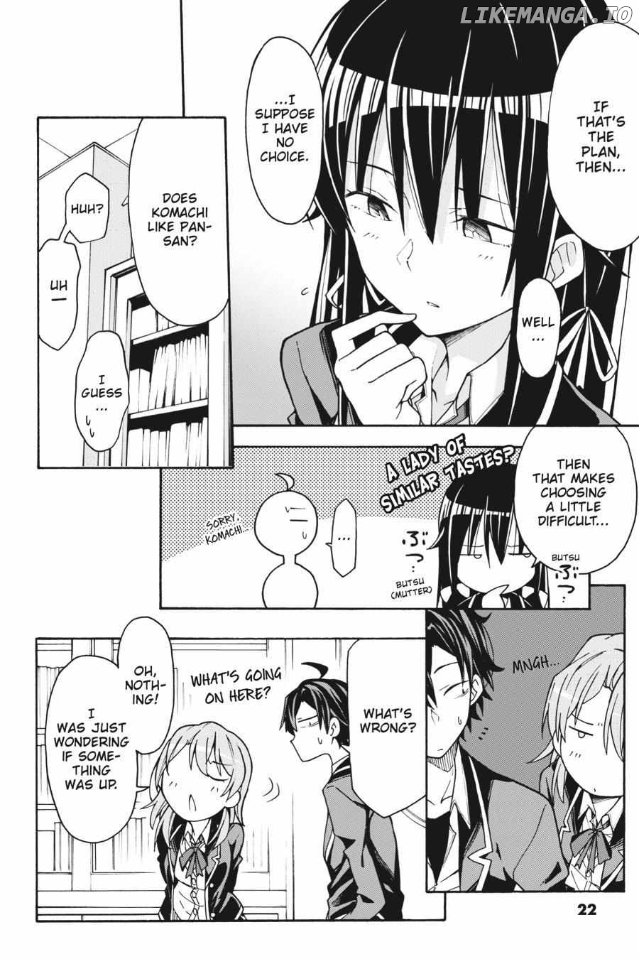 Yahari Ore no Seishun Love Come wa Machigatteiru @comic Chapter 65 - page 22