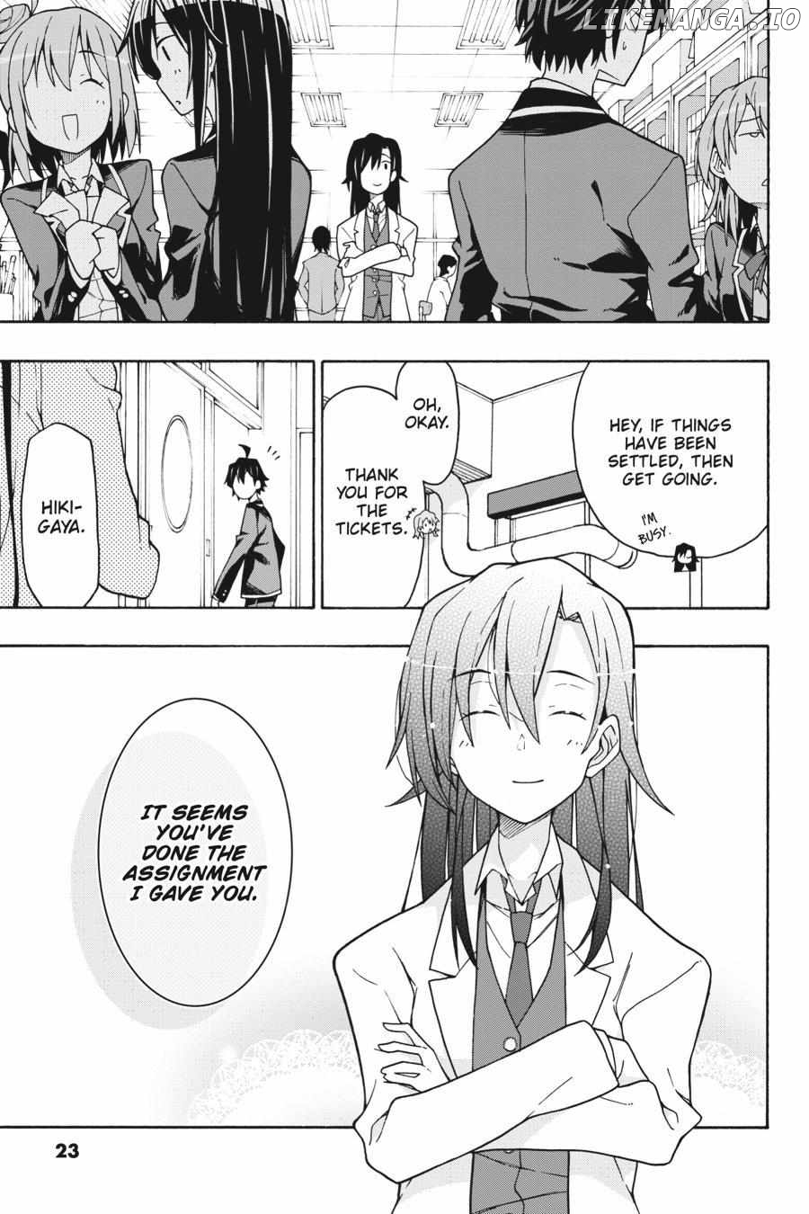Yahari Ore no Seishun Love Come wa Machigatteiru @comic Chapter 65 - page 23