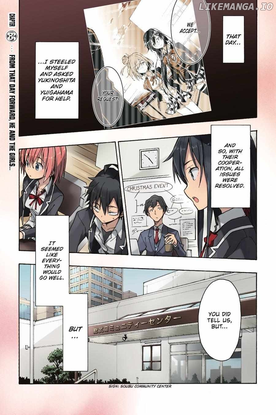 Yahari Ore no Seishun Love Come wa Machigatteiru @comic Chapter 65 - page 2
