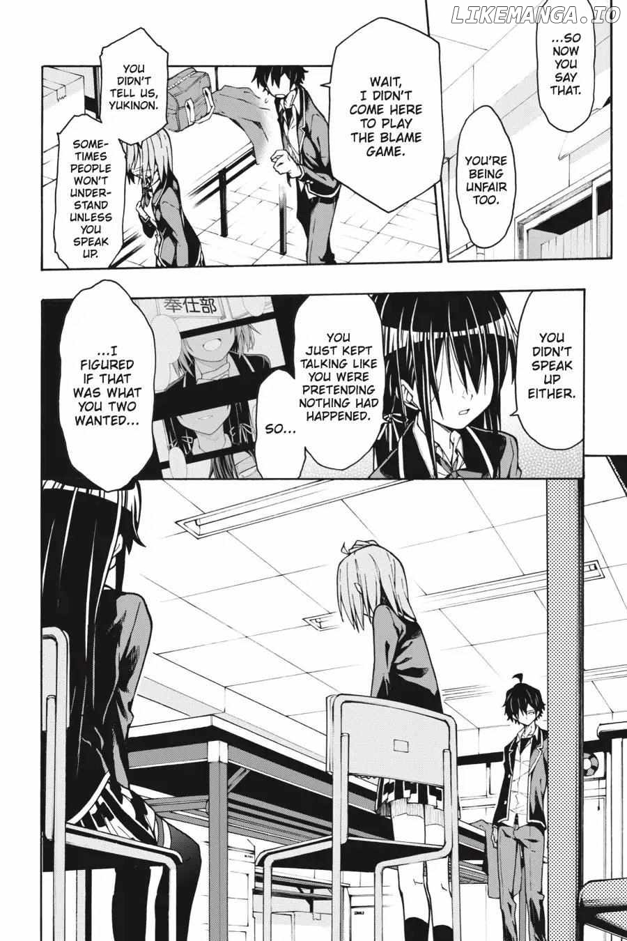 Yahari Ore no Seishun Love Come wa Machigatteiru @comic Chapter 64 - page 10
