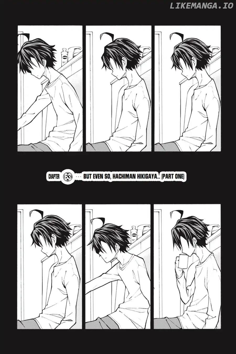 Yahari Ore no Seishun Love Come wa Machigatteiru @comic Chapter 63 - page 1