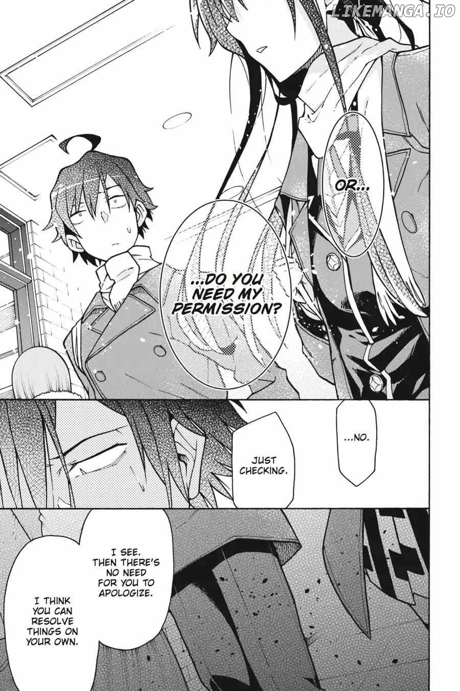 Yahari Ore no Seishun Love Come wa Machigatteiru @comic Chapter 62 - page 17