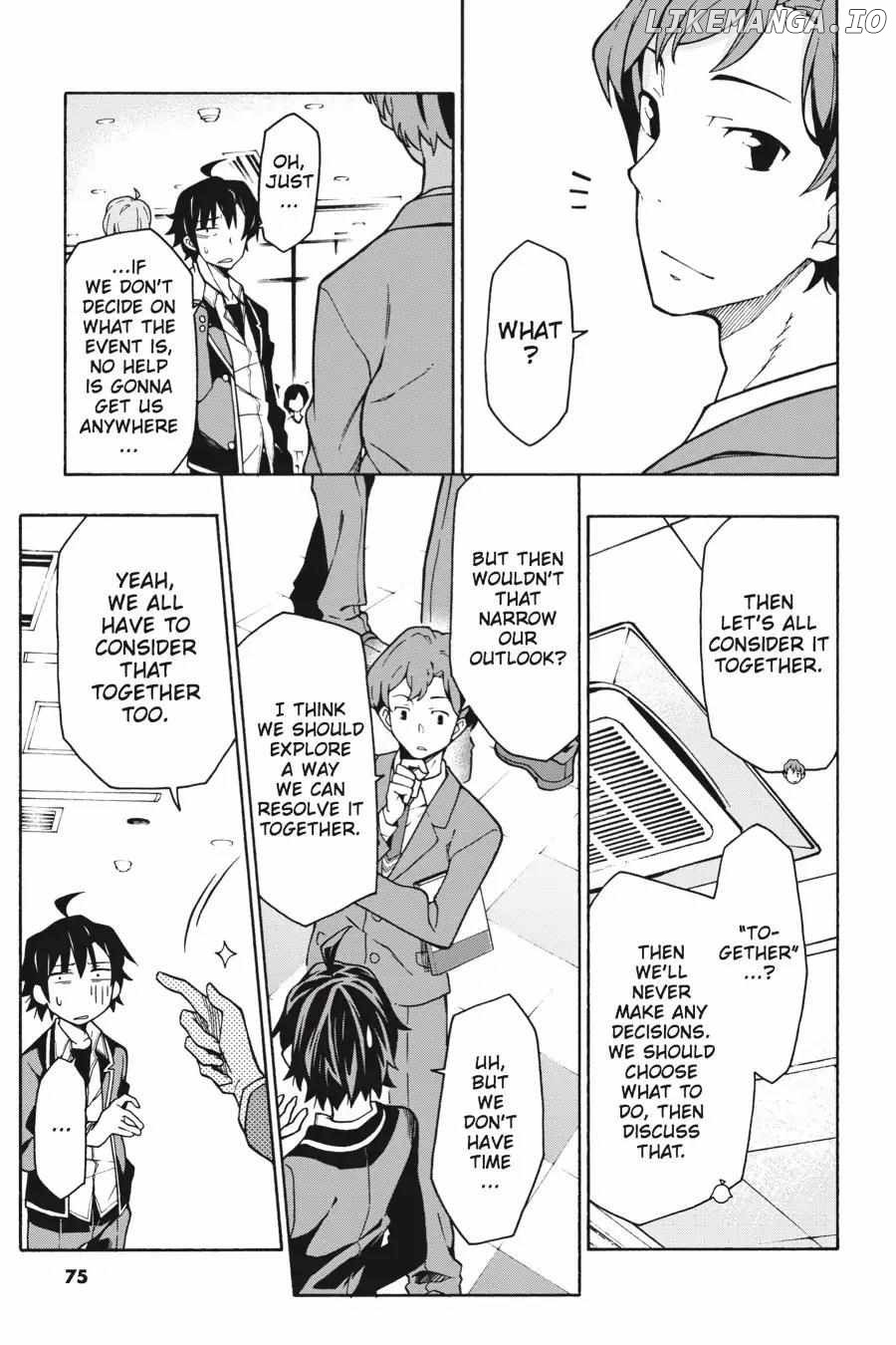 Yahari Ore no Seishun Love Come wa Machigatteiru @comic Chapter 61 - page 17