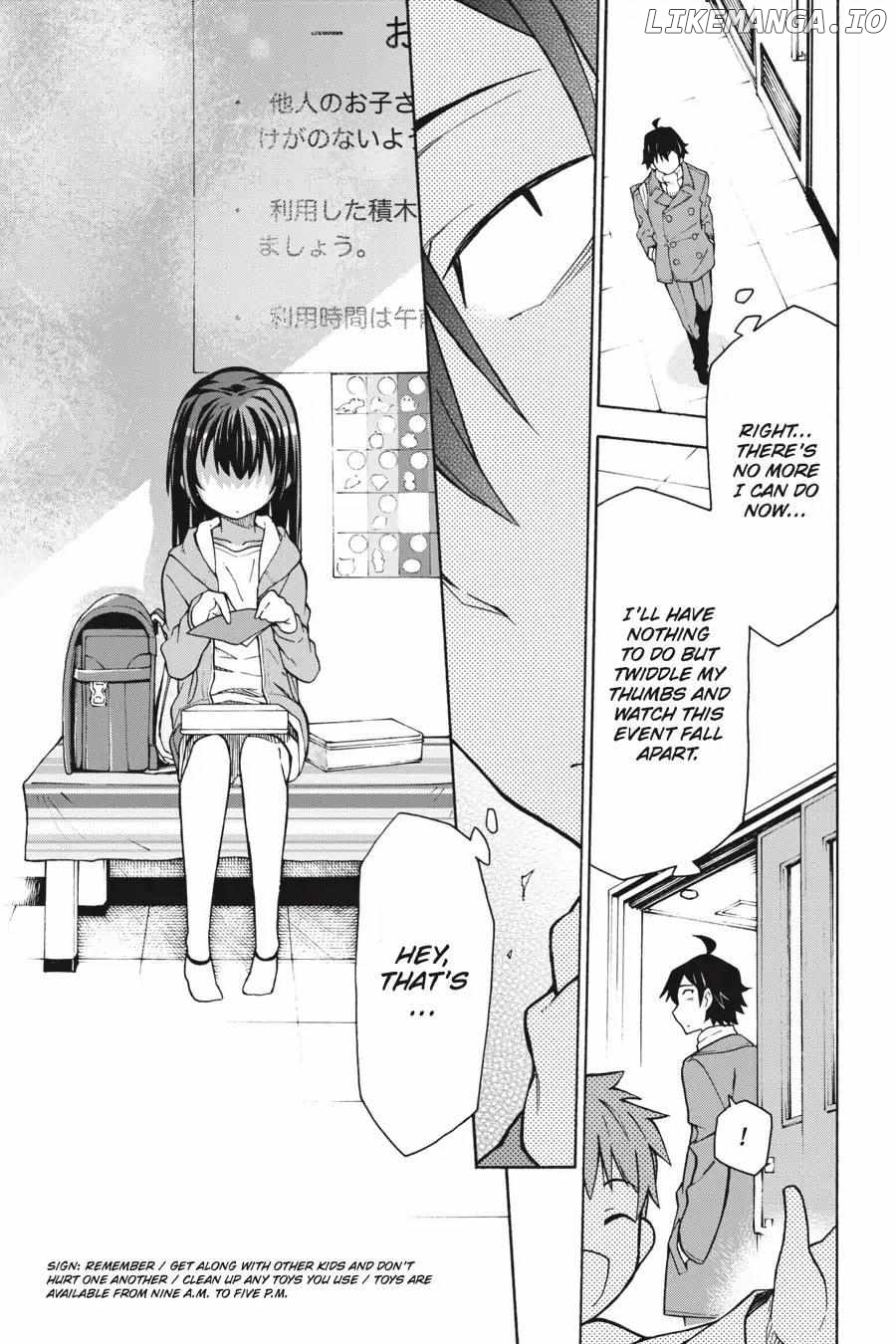Yahari Ore no Seishun Love Come wa Machigatteiru @comic Chapter 61 - page 21