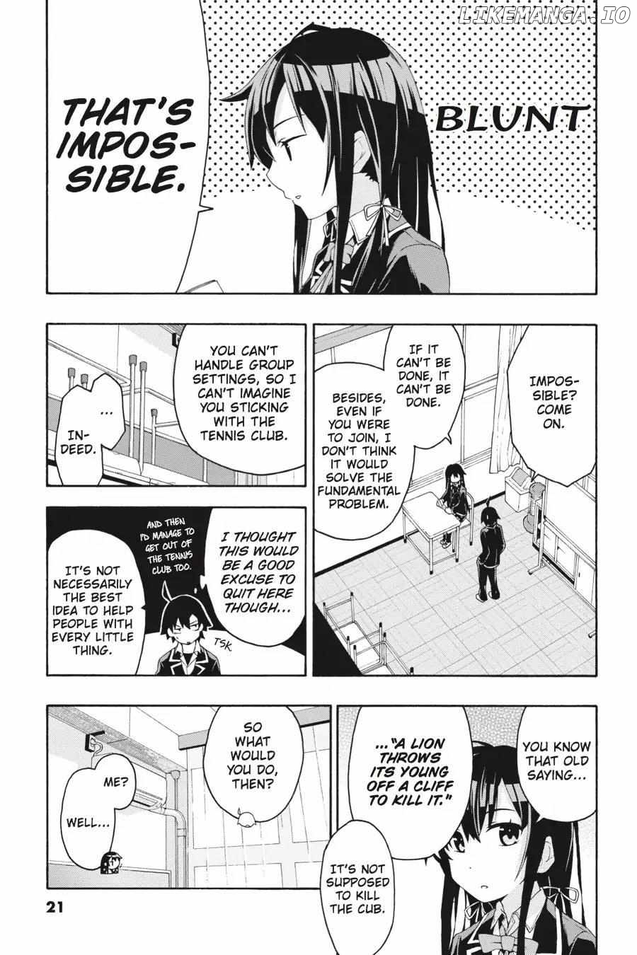 Yahari Ore no Seishun Love Come wa Machigatteiru @comic Chapter 6 - page 22