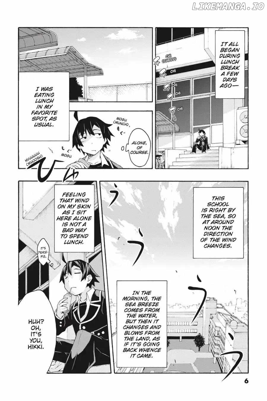 Yahari Ore no Seishun Love Come wa Machigatteiru @comic Chapter 6 - page 7
