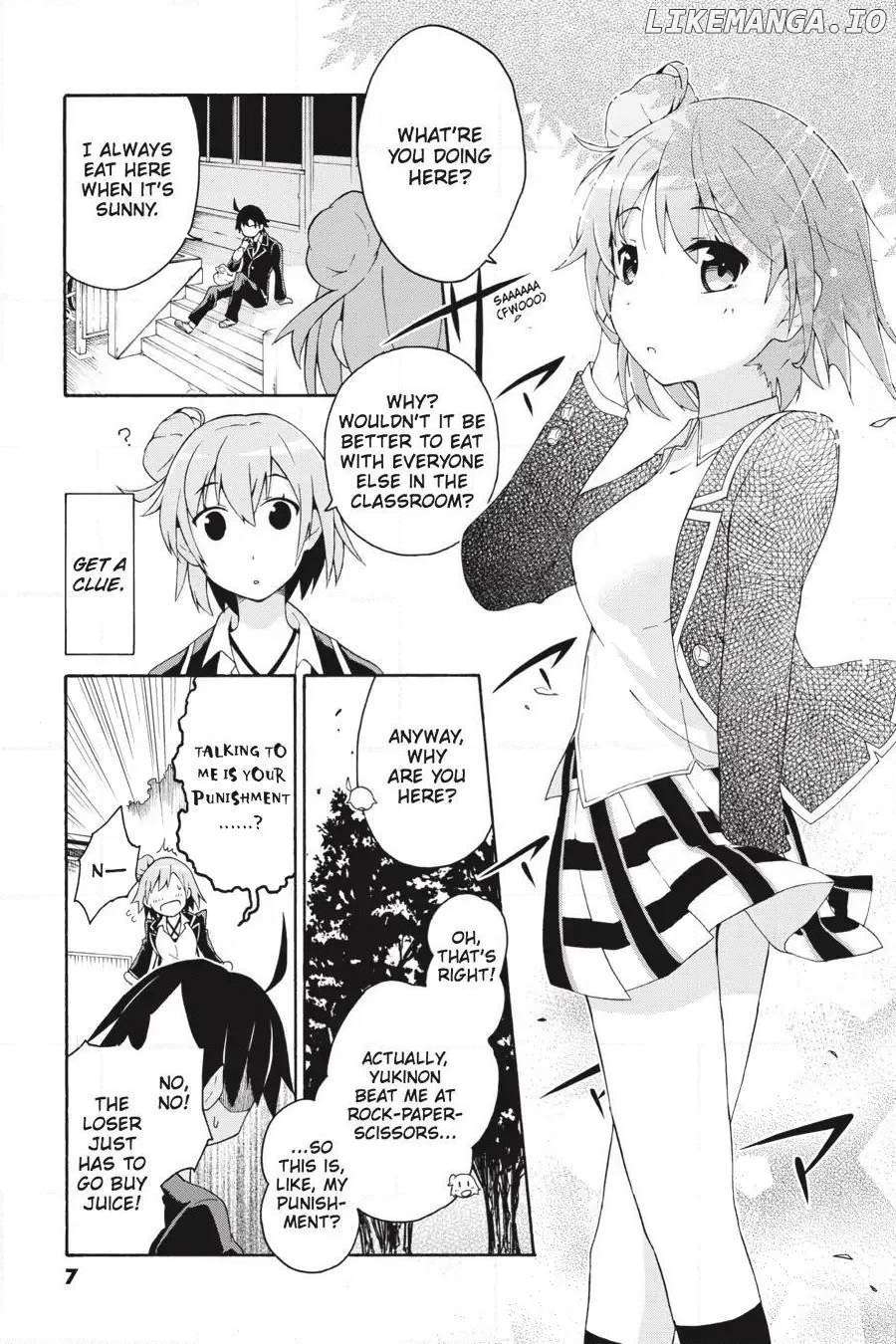 Yahari Ore no Seishun Love Come wa Machigatteiru @comic Chapter 6 - page 8